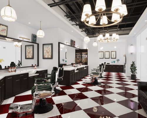 thiết kế baber shop nhỏ gọn tại Đà Nẵng