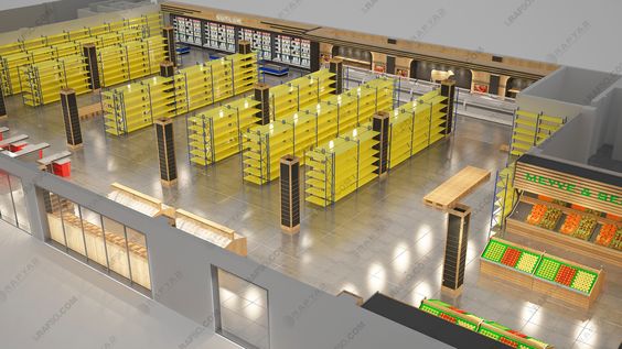 Thiết kế nhà ở kết hợp siêu thị mini an toàn