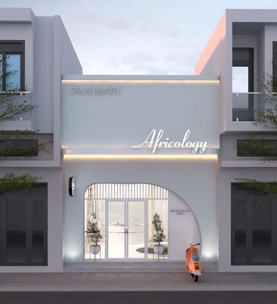 thiết kế mặt tiền spa đẹp tại đà nẵng