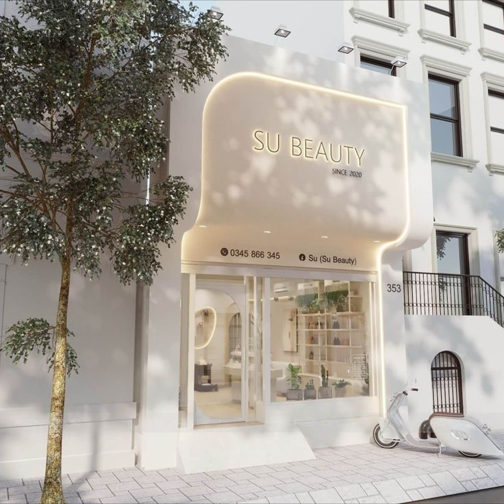 thiết kế mặt tiền spa đẹp tại đà nẵng