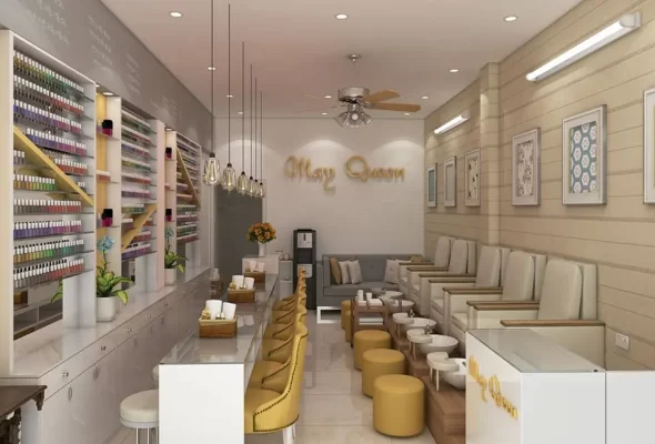 thiết kế shop nail đẹp tại đà nẵng