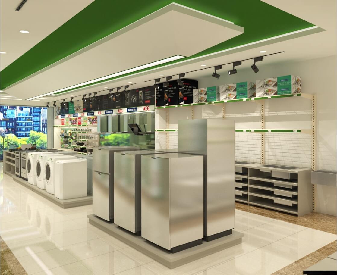 Vking Decor - Đơn vị thiết kế cửa hàng điện nước uy tín tại Đà Nẵng