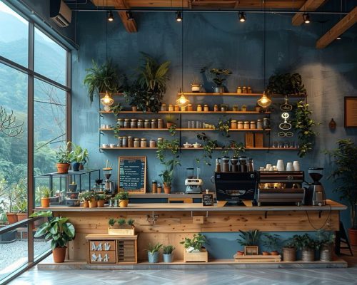 Sáng tạo trong thiết kế quán cà phê