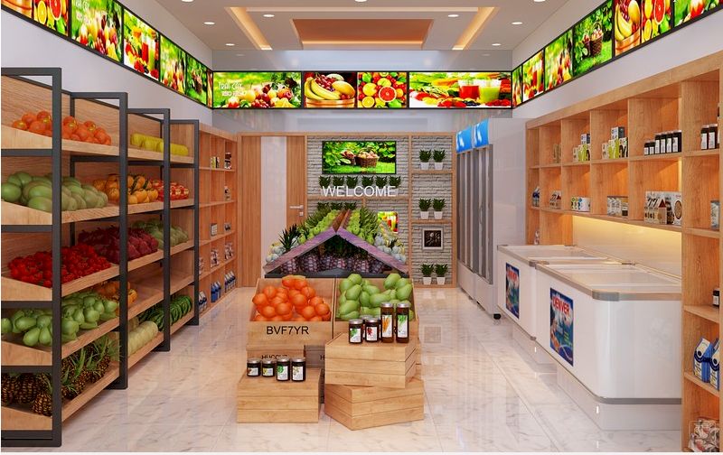 thiết kế shop trái cây nhập khẩu tại đà nẵng