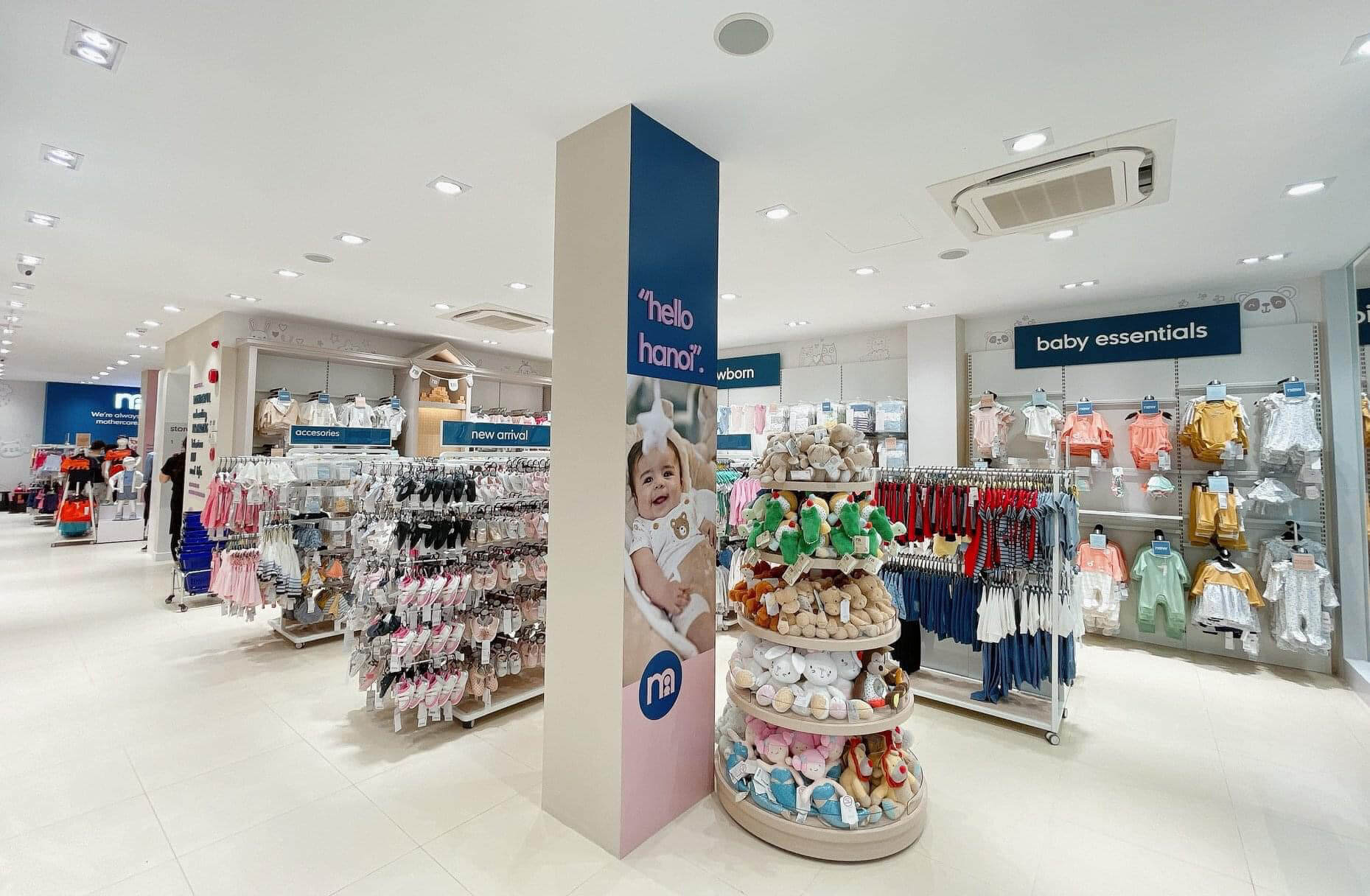 Bố trí không gian khoa học khi thi công cửa hàng mẹ và bé