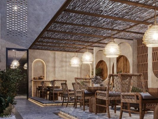 Thiết kế quán cà phê mộc mang lại thư giản